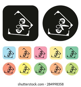 Money icon. Vector