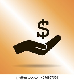 Money icon - vector icon