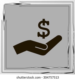 Money icon - vector icon