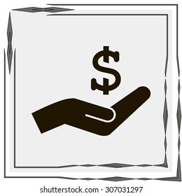 Money icon - vector icon
