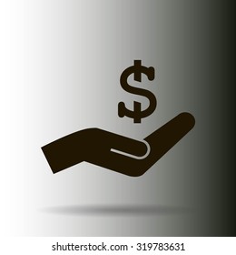 Money icon - vector icon