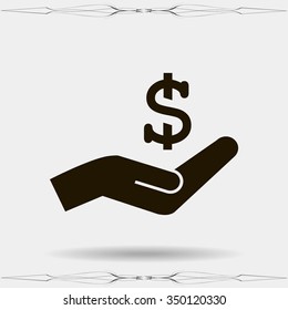 Money icon - vector icon