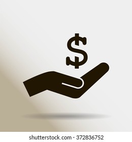 Money icon - vector icon