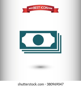 Money icon vector