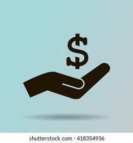 Money icon - vector icon