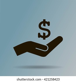 Money icon - vector icon