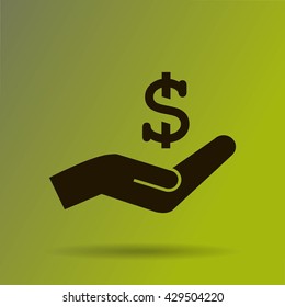 Money icon - vector icon