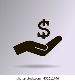 Money icon - vector icon
