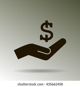 Money icon - vector icon