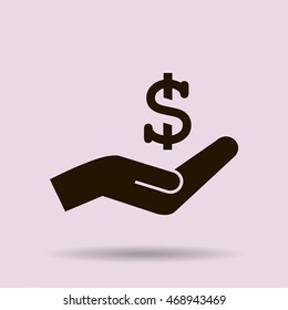Money icon - vector icon