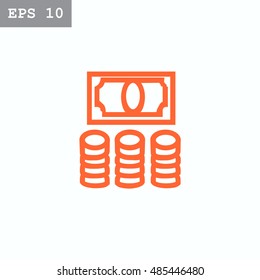 Money icon Vector.