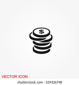 Money icon vector