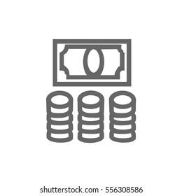 Money icon Vector.