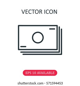 Money icon vector