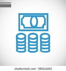 Money icon Vector.