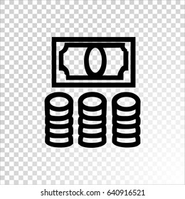 Money icon Vector.