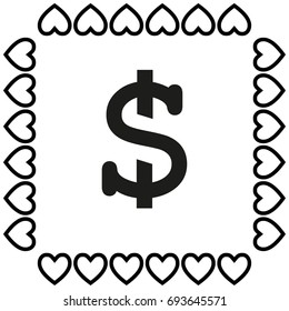 Money icon - vector icon