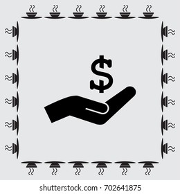 Money icon - vector icon