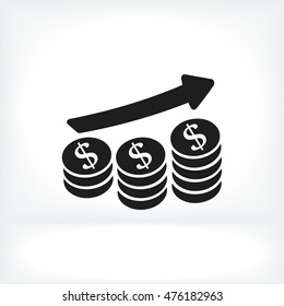 money icon, vector best flat icon, EPS