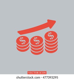 money icon, vector best flat icon, EPS