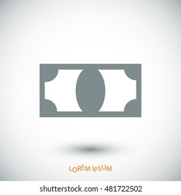 money icon, vector best flat icon, EPS