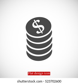 money icon, vector best flat icon, EPS