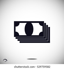 money icon, vector best flat icon, EPS