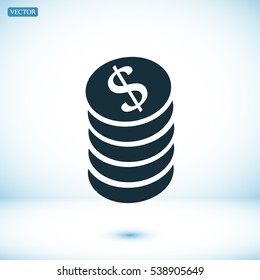 money icon, vector best flat icon, EPS