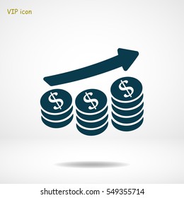 money icon, vector best flat icon, EPS