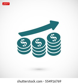 money icon, vector best flat icon, EPS