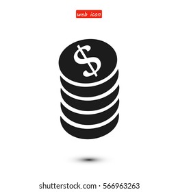 money icon, vector best flat icon, EPS