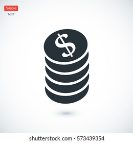 money icon, vector best flat icon, EPS