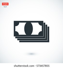 money icon, vector best flat icon, EPS