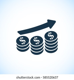 money icon, vector best flat icon, EPS