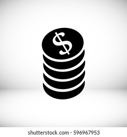 money icon, vector best flat icon, EPS