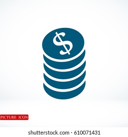 money icon, vector best flat icon, EPS