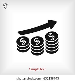 money icon, vector best flat icon, EPS