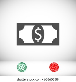 money icon, vector best flat icon, EPS
