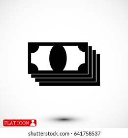 money icon, vector best flat icon, EPS