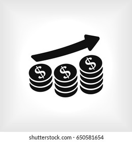 money icon, vector best flat icon, EPS
