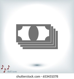money icon, vector best flat icon, EPS