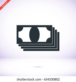 money icon, vector best flat icon, EPS