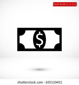 money icon, vector best flat icon, EPS