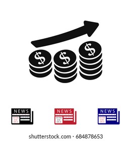 money icon, vector best flat icon, EPS