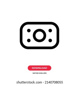 Money icon vector. Cash sign