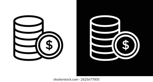 Money icon vector collection. vector sign illustration