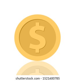 Money icon vector design. Dollar illustration