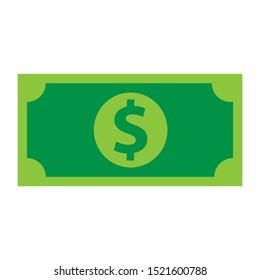 Money icon vector design. Dollar illustration
