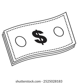 money icon vector design. icon of money piling up