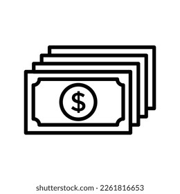 money icon vector design template in white background